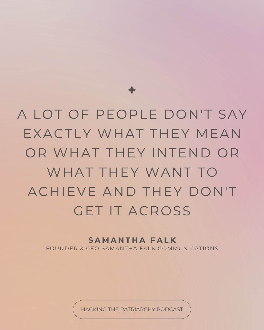 Samantha Falk Quote